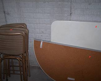 CARD TABLE & ROUND TOPPER