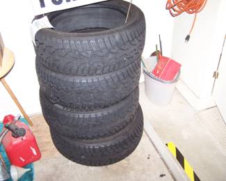 FOUR SNOW TIRES