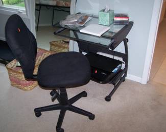 PRINTER DESK & CHAIR