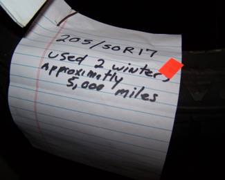 DESCRIPTION OF SNOW TIRES
