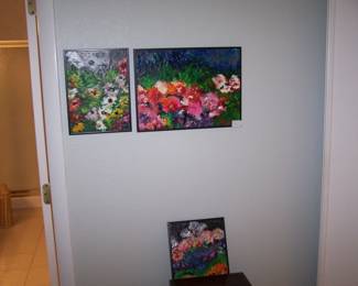 TRIPTYCH OF FLOWERS