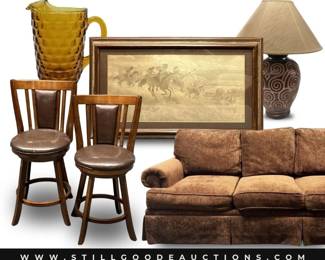 Kitchenaid mixers, sunglasses, art glass, antique furniture, Santa figurines, holiday decorations, antique and vintage coins, tools, limoges, folding wagon, china sets, marble eggs, and more!