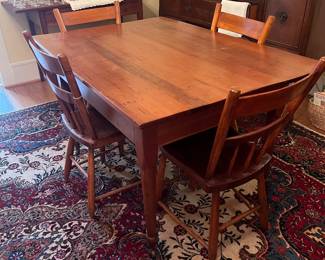 Wood Pegged farm table 