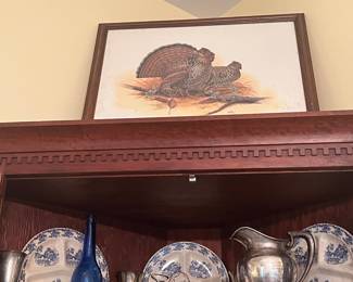 Pheasant framed print 
