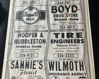 Cover of 1967 phone book 