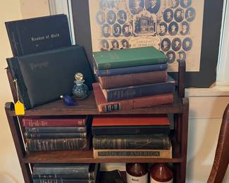 Old university of Tenn photo, birds of America book , books of history  