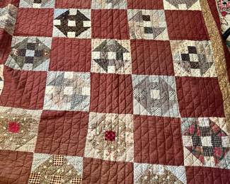 1800’s to 1920’s churn dasher quilt 
