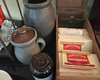 Tn pottery canning jar , Tn pottery  7”pitcher ( has a mismatched lid )