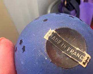 Org label made in France on bottom of bottle 