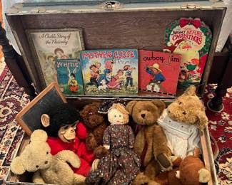 Teddy bears and children’s books 