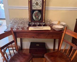Early pine chairs 