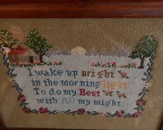 Chross stitch sampler 