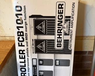 Behringer FCB1010 MIDI foot controller in the original box