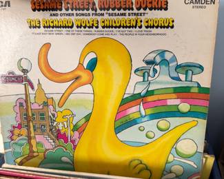 Sesame Street Rubber Duckie LP on RCA Camden