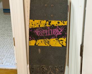 Vintage skateboard with grip tape