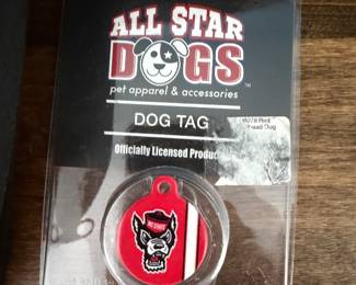 NC State Wolfpack pet ID tag in the original package