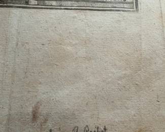 15.5” L by 13” W Antique Map of Mozambique Island (Mocambiqum) - 17th Century Style Copperplate Engraving