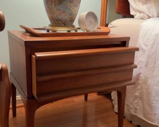 22”H x 22.5”L x 17”W | Lane Rhythm Mid-Century Modern Walnut Nightstand
