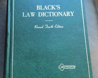 Black's Law Dictionary Revised Fourth Edition by West Publishing Co.