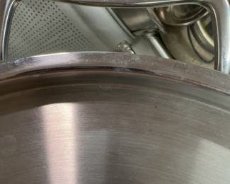 20 Quart All-Clad Stainless Steel Stockpot with Lid
