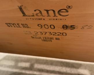 20”H x 2”L x 20”W | Mid-Century Modern Lane Acclaim Two-Tier Side Table