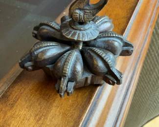 Tibetan Antique Asian Bronze 7 Compartments Powder/Pill Box Seed