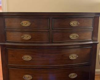 35”H x 39”L x 20”W | E. Wheeler Chest Tiger Maple