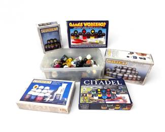 37 CitadelGamesWorkshopPaintsWashesHobbySetsVintageModern