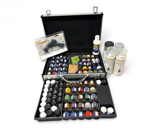 38 CitadelGamesWorkshopPaintHobbyCollectionNewSprayGunCase