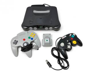 45 VintageNintendo64N64ConsoleControllersTransferPak