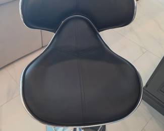 Set of four, adjustable height barstools
