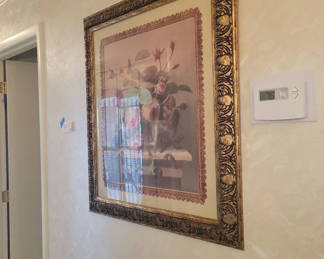 Lot 143: Framed Floral Wall Art