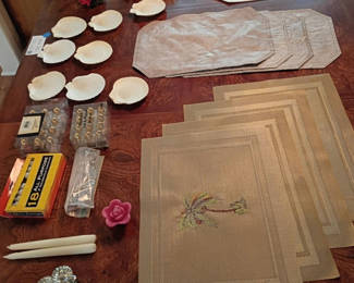 Lot 4: Assorted Tabletop Decor and Dining Accessories