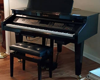 Lot 104: Kawai Concert Performer Digital Grand Piano with Bench