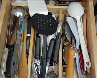 Lot 43: Assorted Kitchen Utensils and Hand Tools