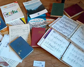 Lot 102: Collection of Music Books, Hymnals, and Sheet Music