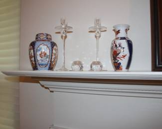 Asian Vases cnadle Holders
