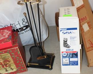 Brace and Fireplace Tools