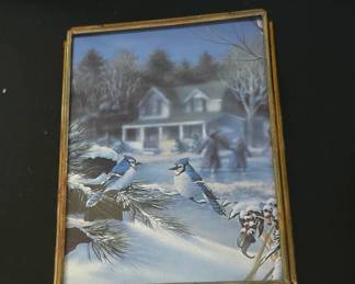 Small Irredescent Dresser Box