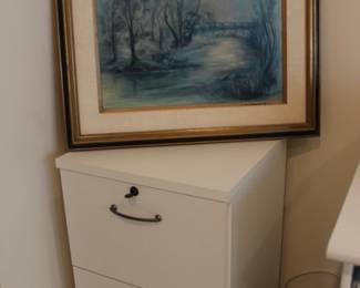 Art and File Cabinet