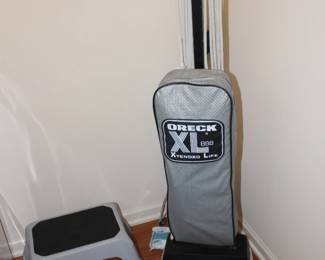 Oreck Vacuum and Step Stool