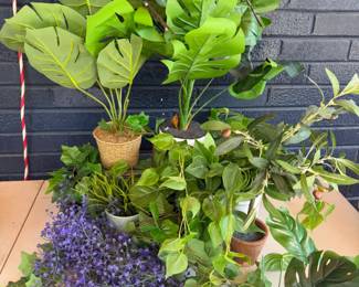 DECORATIVE FAUX PLANTS