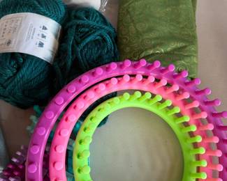 KNITTING SUPPLIES YARN LOOMS RIBBONS