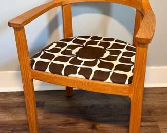 MID CENTURY MODERN WOOD ARMCHAIR