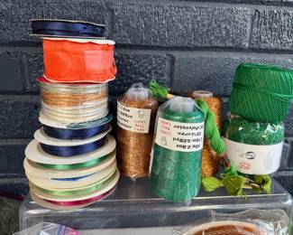 KNITTING SUPPLIES YARN LOOMS RIBBONS