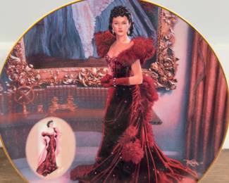 VINTAGE GONE WITH THE WIND COLLECTOR PLATES