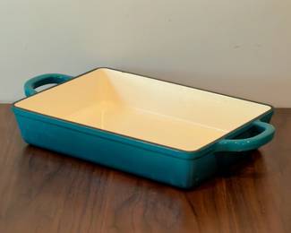 CROCKPOT ARTISAN ENAMELED CAST IRON LASAGNA PAN