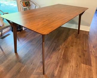 WEGMANS MID CENTURY MODERN INSPIRED DINING TABLE