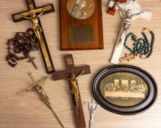 Lot 57: Vintage Religious Artifacts