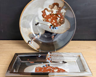 Lot 47: Thomas Grabbert Signed Studio Pottery Set 2007